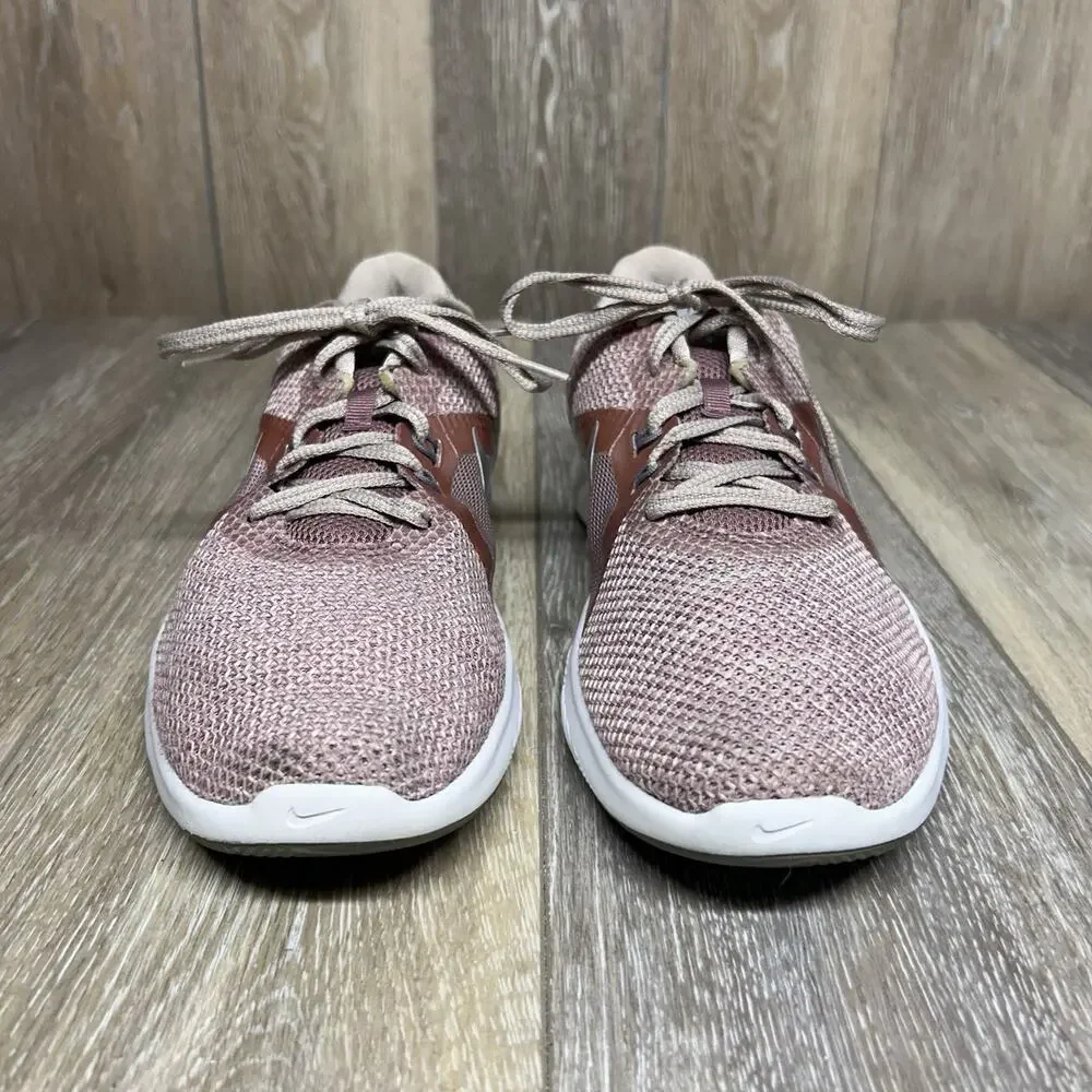 Nike Flex Trainer 8 PRM 924340-200 Pink Running Womens US Size 10 Sneaker Shoes